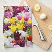 Veld vol tulpen theedoek (Quarter Fold)