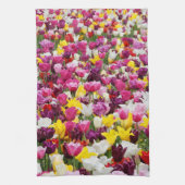 Veld vol tulpen theedoek (Verticaal)