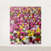 Veld vol tulpen wandkleed (Voorkant)