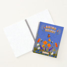 Veld Wildbloemen Poppies Inspirerend Notitieboek