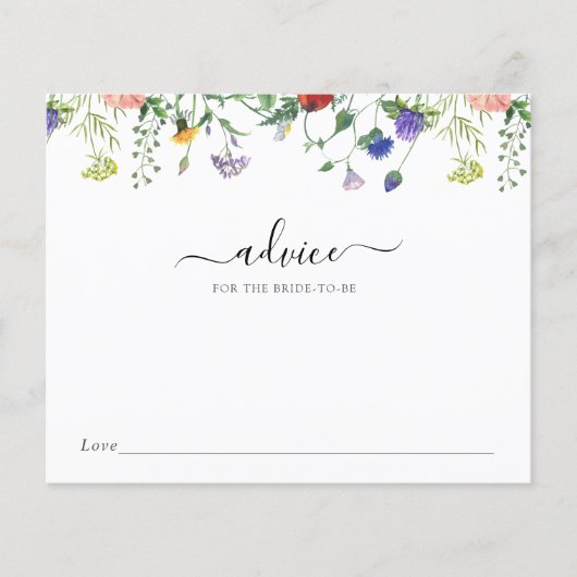 Veldadvies voor wilde bloemen voor de bride (Voorkant)