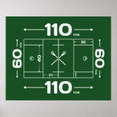 Veldafmetingen Poster (Voorkant)