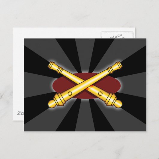 Veldartillerie Briefkaart (Voorkant / Achterkant)