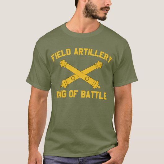 Veldartillerie King of Battle Branch Insignia T-shirt (Voorkant)