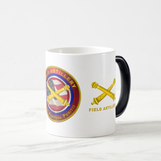 Veldartillerie soldaat magische mok (Voorkant rechts)