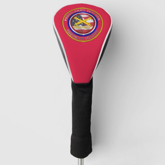 Veldartillerie Veteraan Golfheadcover (Voorkant)