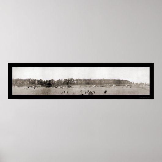 Veldartillerie WWI 1918 Poster (Voorkant)