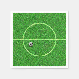 Veldbal van Football voor voetzoekers - Papier Nap Servet