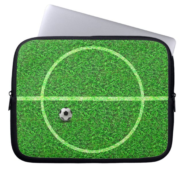 Veldbal van het Football van het voetbal - Laptoph Laptop Sleeve (Voorkant)