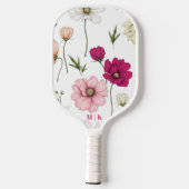 Veldbloemen Modern Monogram Pickleball Paddle (Achterkant)
