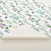 Veldbloemen | Sherpa Blanket Deken (3/4)