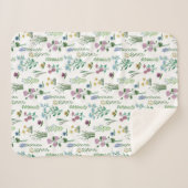 Veldbloemen | Sherpa Blanket Deken (Voorkant (horizontaal))