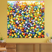 Veldbouquet Canvas Afdruk (Insitu (Woonkamer))