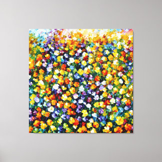 Veldbouquet Canvas Afdruk