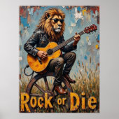 Veldconcert: het volkslied van de leeuw poster (Voorkant)