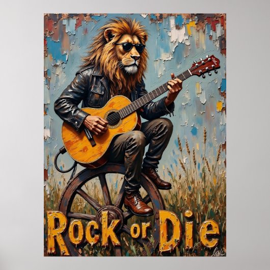 Veldconcert: het volkslied van de leeuw poster (Voorkant)