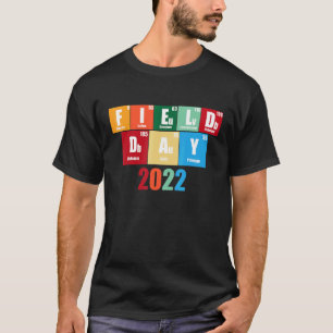 Velddag 2022 Periodic Table Chemist Teacher Mannen T-shirt