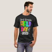 Velddag 2022 Rood 3e Grade Dag 2022 Rood 3r T-shirt (Voorkant volledig)