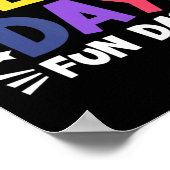 Velddag 2022 Veldreis Fun Day Boys Girls Stude Poster (Hoek)