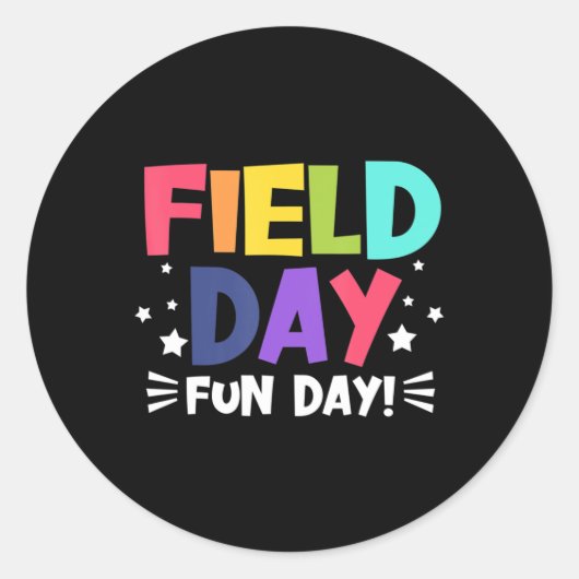 Velddag 2022 Veldreis Fun Day Boys Girls Stude Ronde Sticker (Voorkant)