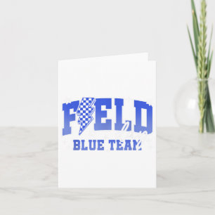 Velddag 2025 Blauw Team Veldtocht Kleur Team Thee Kaart