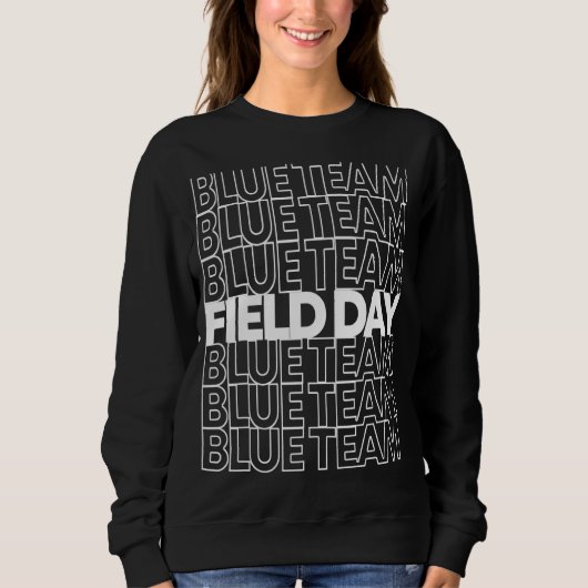 Velddag Blauw Team 1 Trui (Voorkant)