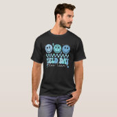 Velddag Blauw Team Kleur Veld Trip Team Game Com T-shirt (Voorkant volledig)