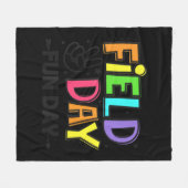 Velddag Fun Dag Laatste dag van schoollerarenstudi Fleece Deken (Voorkant (Horizontaal))