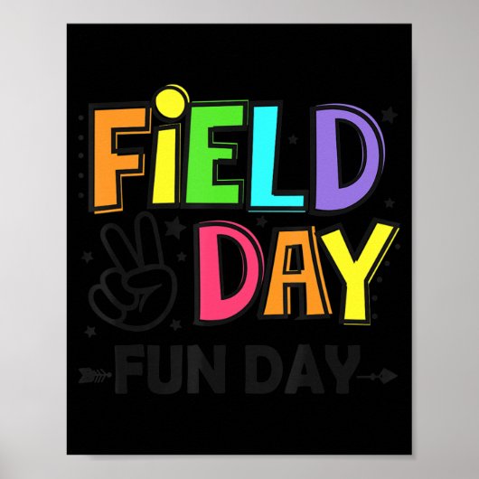 Velddag Fun Dag Laatste dag van schoollerarenstudi Poster (Voorkant)