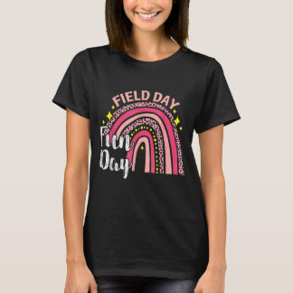 Velddag Fun Dag Laatste dag van schoolonderwijzer  T-shirt