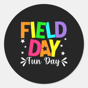 Velddag Fun Day School Trip Field Day Teacher Ki Ronde Sticker