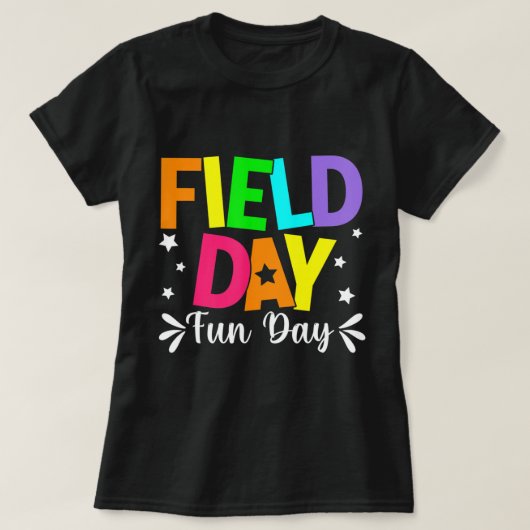 Velddag Fun Day School Trip Field Day Teacher Ki T-shirt (Design voorkant)