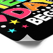 Velddag laat de Spelen Kinder jongens toppen Poster (Hoek)