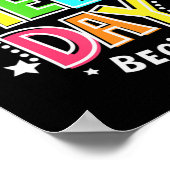 Velddag laat de Spelen Kinder jongens toppen Poster (Hoek)