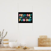 Velddag Leuke Dag Grappige Veldreis Poster (Keuken)