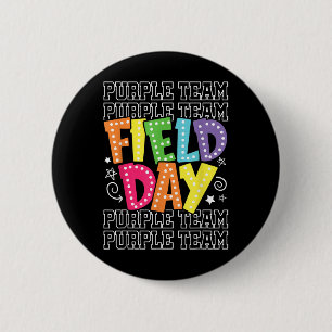 Velddag Paarse Team Kleur War Camp Team Game Com Ronde Button 5,7 Cm