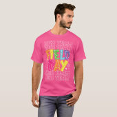 Velddag Rood Team Kleur Oorlog Kamp Team Game Comp T-shirt (Voorkant volledig)