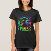 VELDDAG VIBES 2023 Docent Kinder Groovy Tie Dye H T-shirt (Voorkant)