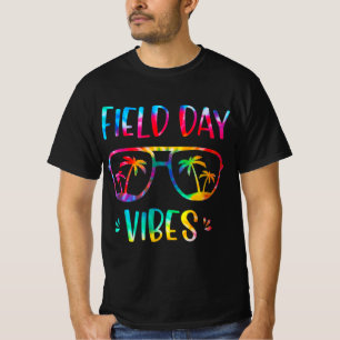 Velddag vibes Fun voor leraar Kinder Dag 20 T-shirt