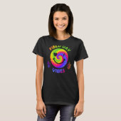 Velddag Vibes Tie Dye Teacher Kinder Velddag 20 T-shirt (Voorkant volledig)