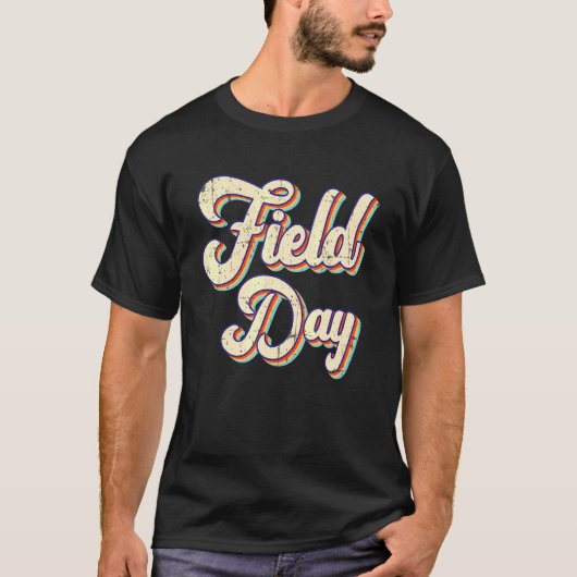 Velddag voor docenten & Kinder einde van de schoo T-shirt (Voorkant)