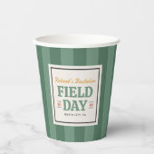 Velddag vrijgezellenfeest papieren bekers (Voorkant)