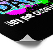 Velddagschool Regenboogkleursplaat Poster (Hoek)