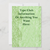 Velddaguur - Radio-uitnodigingen - Pas het aan! Kaart (Achterkant)