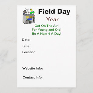 Velddaguur - Radio-uitnodigingen - Pas het aan! Kaart