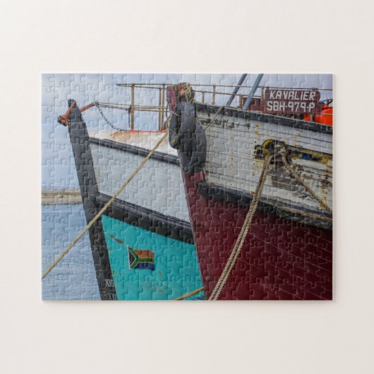 Velddrif Vist Boats South Africa Harbour Legpuzzel (Horizontaal)