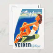 Velden Austria vintage Briefkaart (Voorkant / Achterkant)