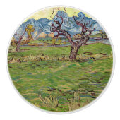 Velden bij de Alpilles Vincent van Gogh Keramische Knop (Voorkant)