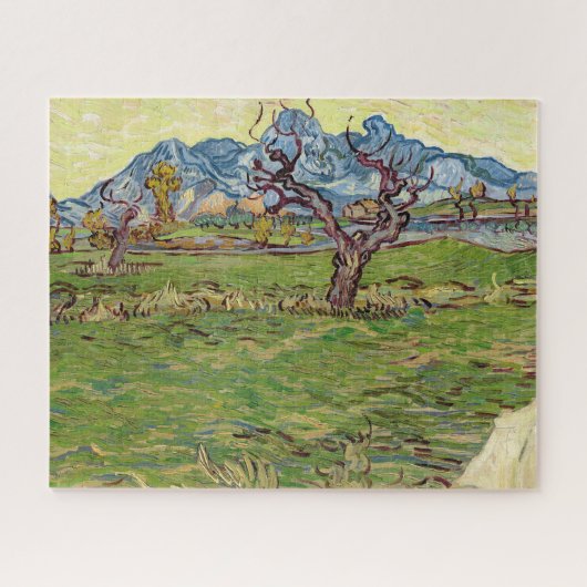 Velden bij de Alpilles Vincent van Gogh Legpuzzel (Horizontaal)