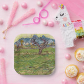 Velden bij de Alpilles Vincent van Gogh Papieren Bordje (Feest)